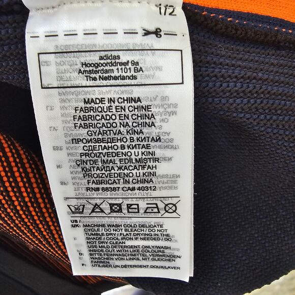 Adidas x Paolina Russo Knit Corset Dress Navy / Orange Multi Size M - Picture 9 of 9